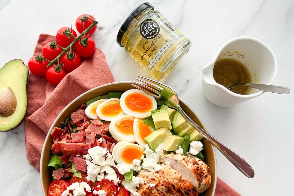 Honey Mustard Chicken Cobb Salad | Fresh & Hearty Recipe for Two
