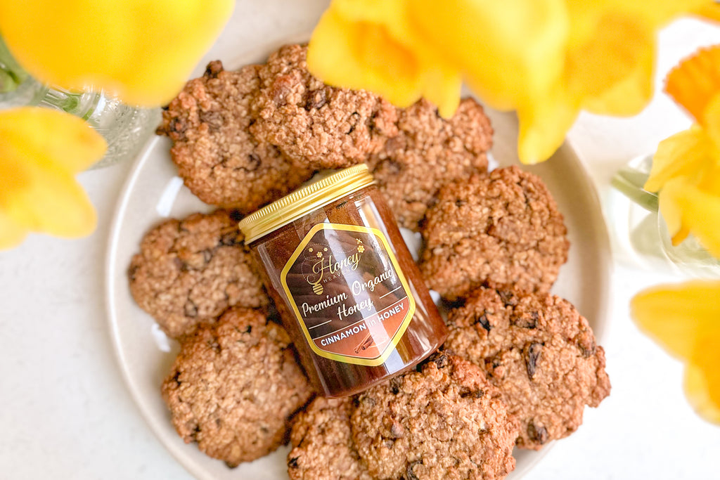 Cinnamon Honey Oat Cookies Recipe