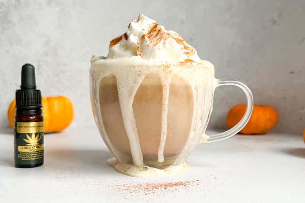 Pumpkin Spice Latte with CBD