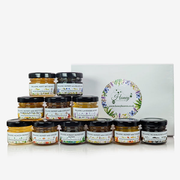 Great Organic Honey Collection Gift Set - 11 x 40g