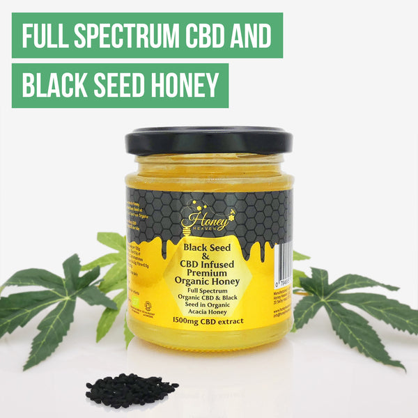 Black Seed & CBD Infused Premium Organic Honey