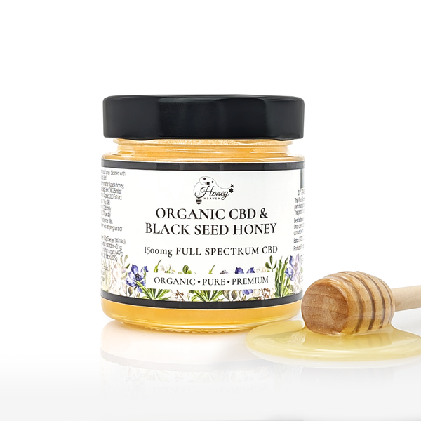 1500mg Black Seed & CBD Infused Premium Organic Acacia Honey