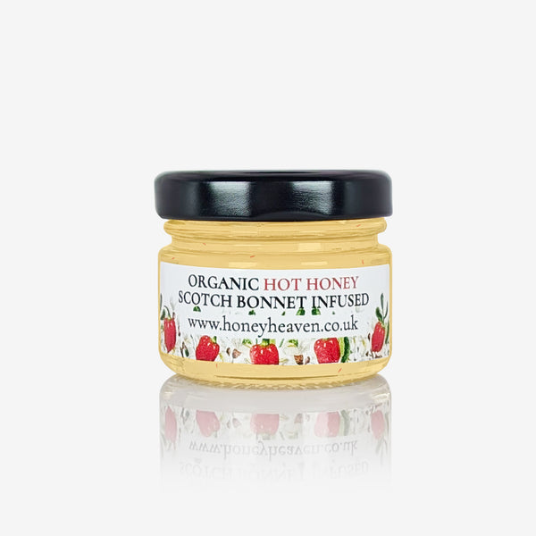 Organic Mini Hot Honey Infused with Scotch Bonnet
