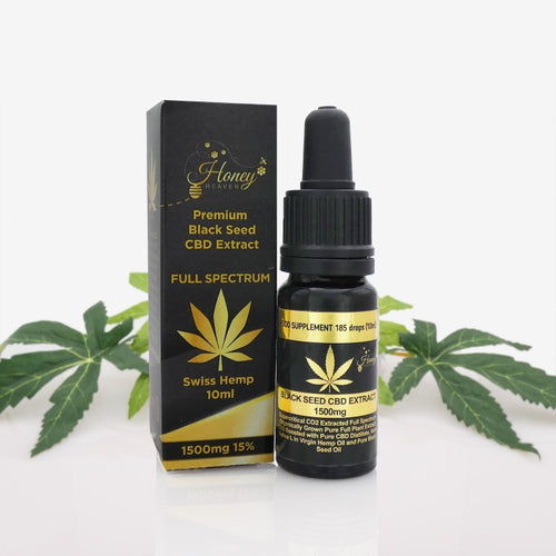 Premium Full Spectrum Organic Black Seed CBD Oil 1500mg 15%