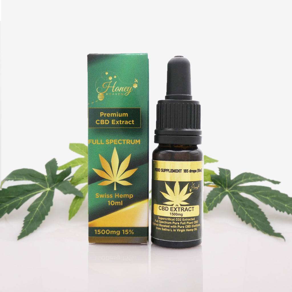 1500mg Full Spectrum Organic CBD / CBG oil – Honey Heaven